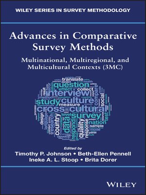 cover image of Advances in Comparative Survey Methods